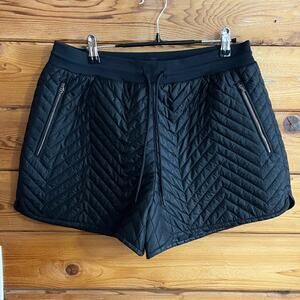 Athleta Black Apres Ski Short Size 8